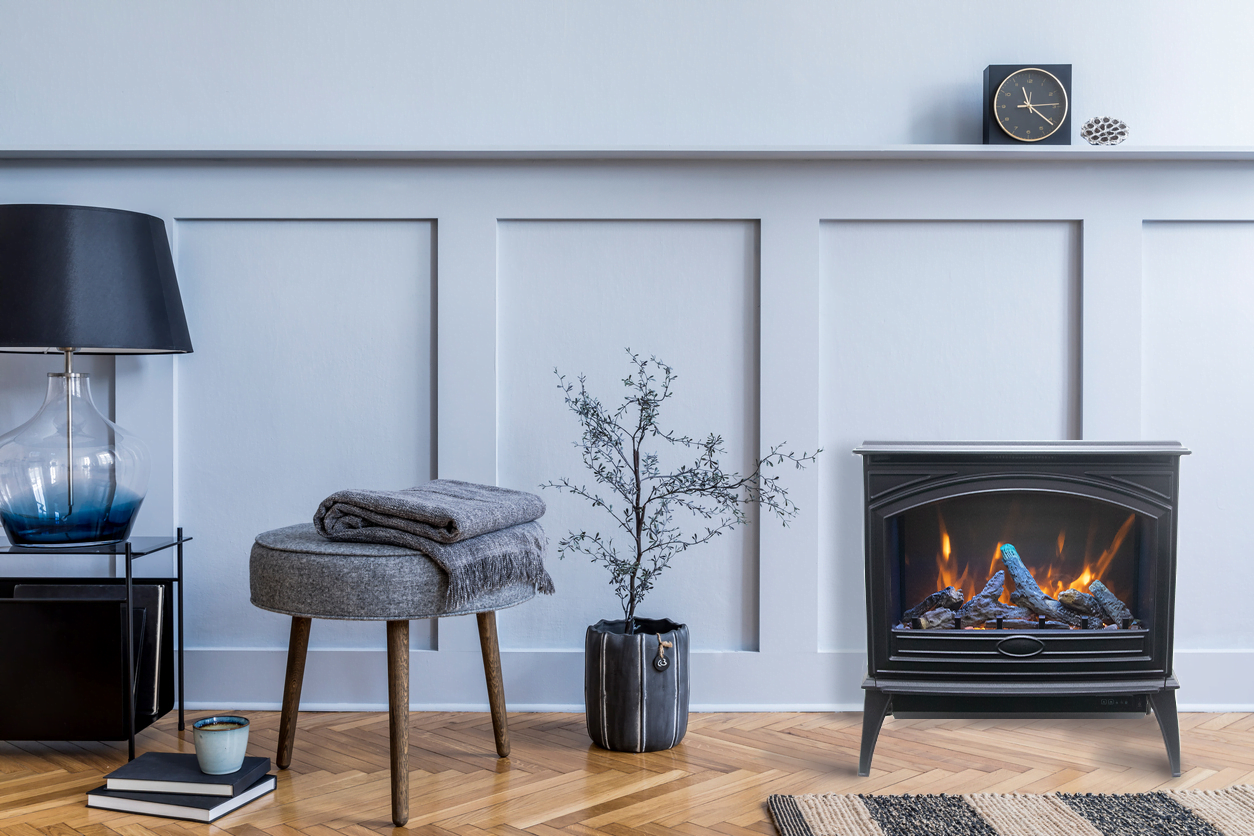 Amantii Cast Iron Freestand Electric Stove Amantii Cast Iron Freestand Electric Stove