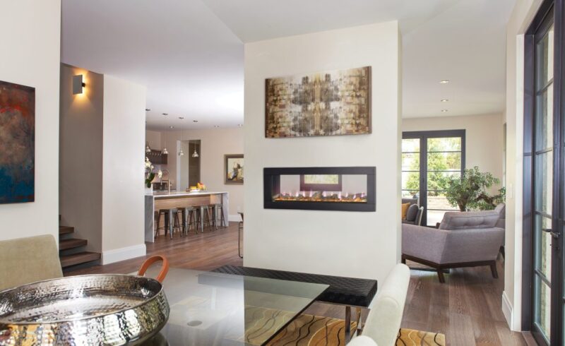 Napoleon Electric Fireplace–see Thru Clearion