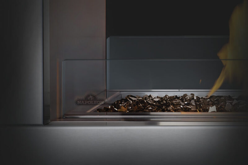 Napoleon Galaxy 48 50-Inch Outdoor Linear See-Thru Electronic Start Natural Gas Fireplace [GSS48STE] (SAK67432)
