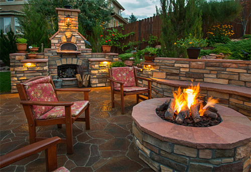 Outdoor Fireplace Fire Pit