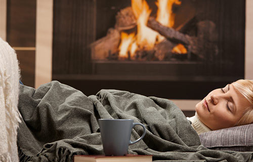 Power Outage Fireplace Heating