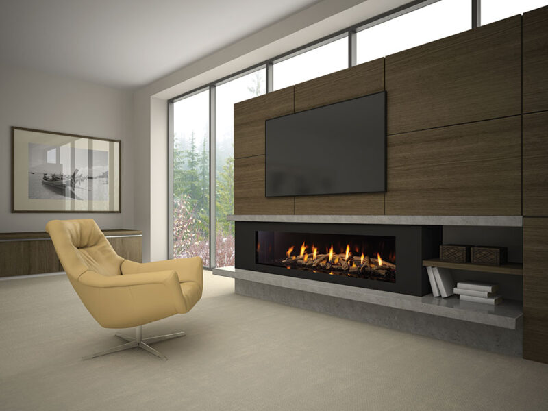 Regency - New York View 72 Linear Modern Gas Fireplace - The Fireplace Club