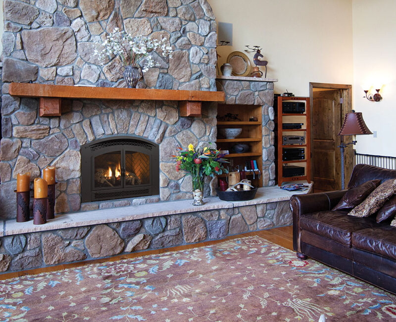 Regency P90e Traditional Arched Gas Fireplace
