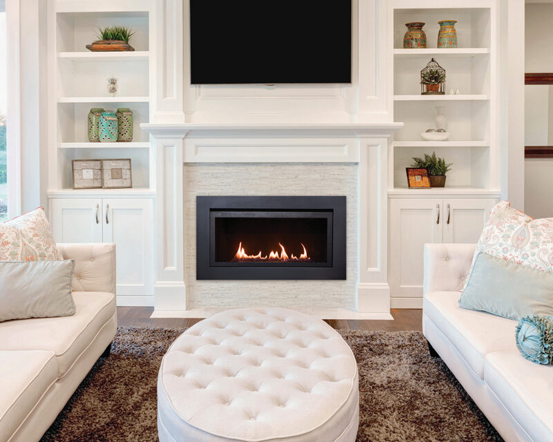 Living Room In Luxury Home