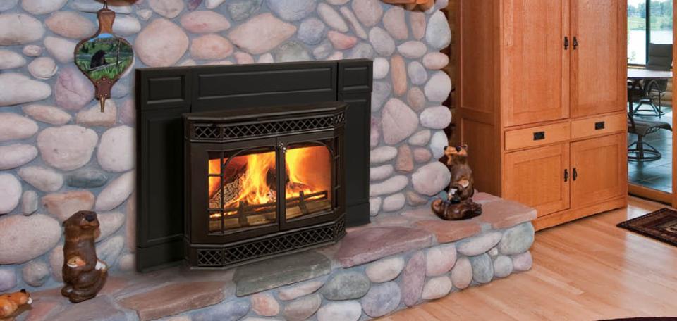 Non Catalytic Wood Burning Insert, Vermont Casting Fireplace Insert